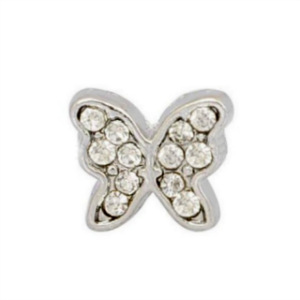 Crystal Butterfly Charm