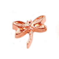 Rose Gold Dragonfly Charm
