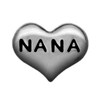 Silver Nana Heart