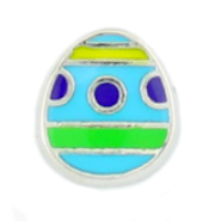 Easter Egg Charm - Blue & Green