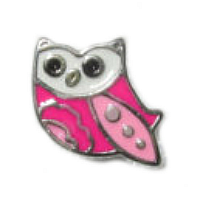 Pink Baby Owl Charm