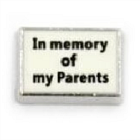 In Memory of My Parents Charm