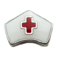 Nurse Cap with Red Cross Charm