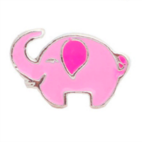 Pink Elephant Charm